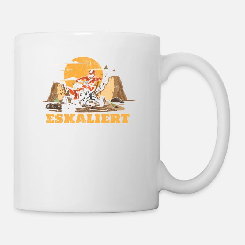 Es Eskaliert Eh Quad - Tasse - Weiß