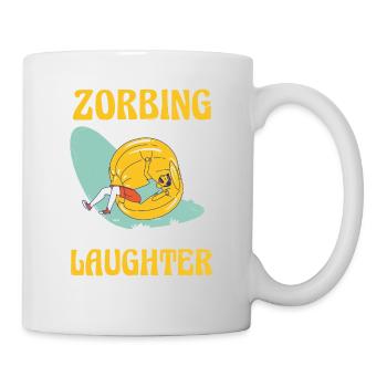 Zorbing peut provoquer un rire incontrôlable - Mug blanc - blanc - Droite