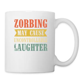 Zorbing peut provoquer un rire incontrôlable - Mug blanc - blanc - Droite