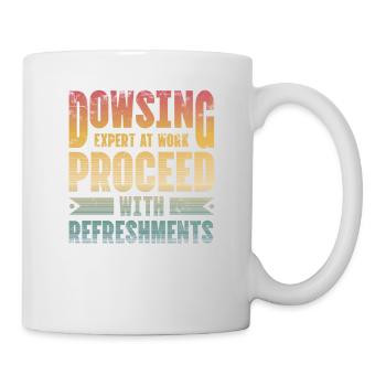 Dowser at work with - Mug - white - Right