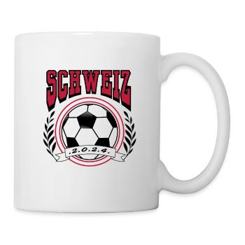 Fußball Schweiz EM 2024 - Tasse - Weiß - Rechts