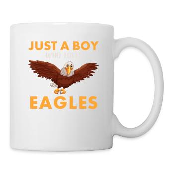 Adler-design Für Jungen - Tasse - Weiß - Rechts