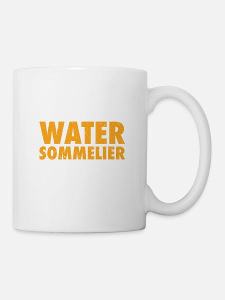 Wasser-sommelier - Tasse - Weiß