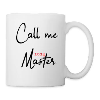 Master 2024 Masterabschluss Sponsion Absolvent - Tasse - Weiß - Rechts
