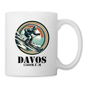 Davos - Tasse - Weiß - Rechts
