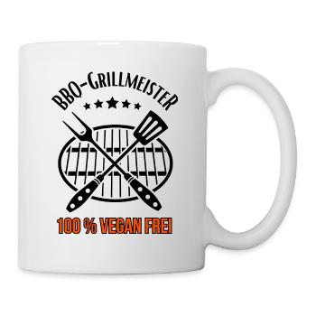 BBQ Grill Master 100% Vegan Free - Mug - white - Right
