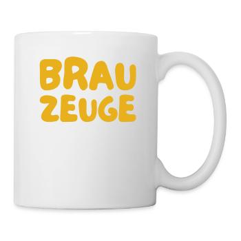 Buveur de bière Brewman - Mug blanc - blanc - Droite