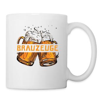 Buveur de bière Brewman - Mug blanc - blanc - Droite
