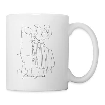 Lovers forever yours - Mug - white - Right