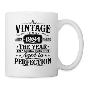 Vintage 1984 Vintage cadeau d’anniversaire - Mug blanc - blanc - Droite