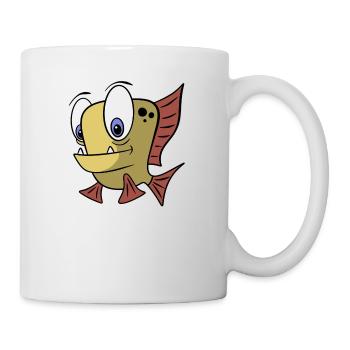 Kiefer - Tasse - Weiß - Rechts