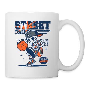 Streetball Basket-ball Joueurs de basket-ball - Mug blanc - blanc - Droite
