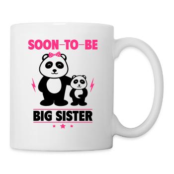 Soon big sister - Mug - white - Right