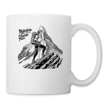 Matterhorn Mountaineer – Strong Women on the Mountain - Mug - white - Right