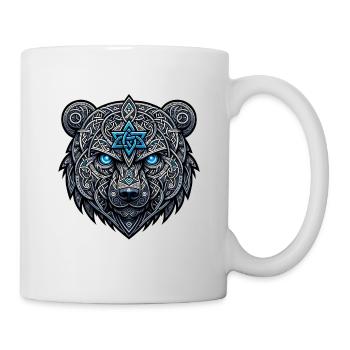 Viking Bear – Norse Power and Symbolism - Mug - white - Right