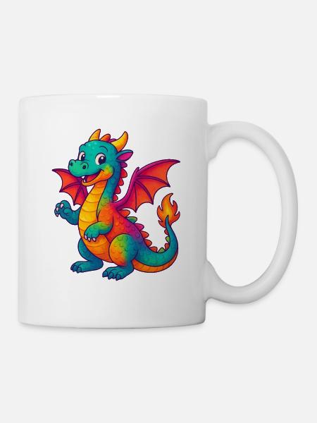 Dragonbaby - Tasse - Weiß