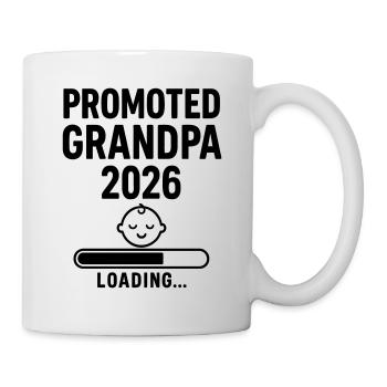 Schwangerschaftsverkuendung Bald Opa 2026 - Tasse - Weiß - Rechts