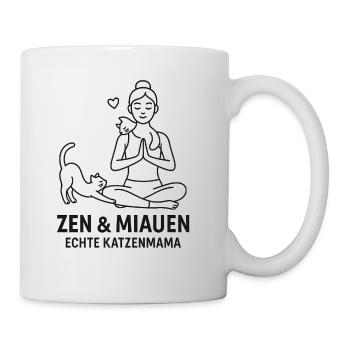Zen and Meow Cat Mom - Mug - white - Right