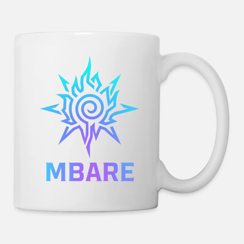 Spirale Starburst Dégradé - Mug blanc - blanc