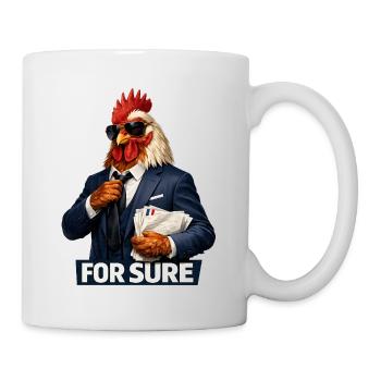 Sicher. - Tasse - Weiß - Rechts