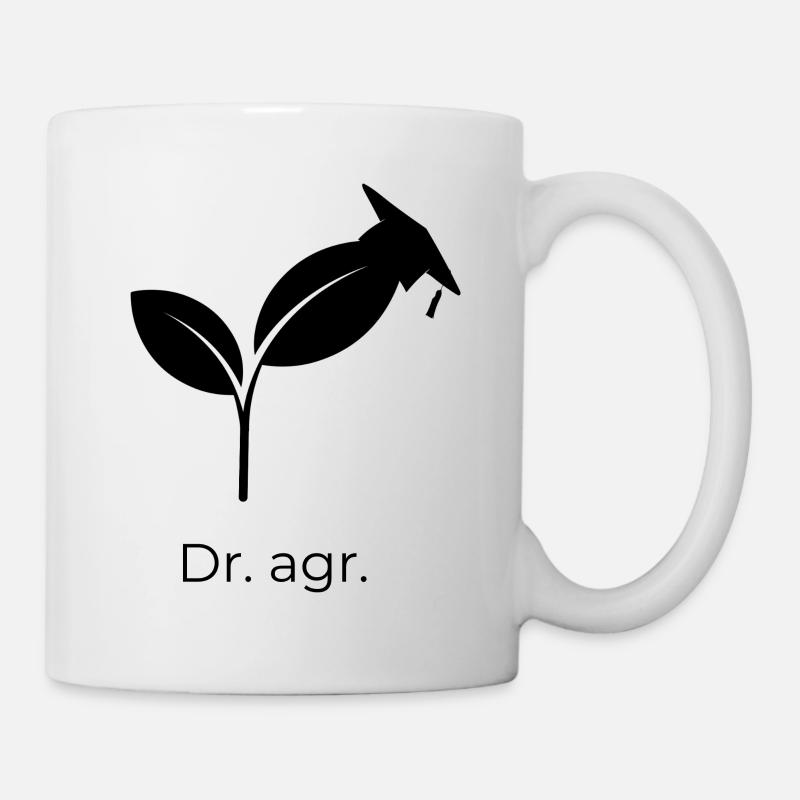 Dr. agr. Pflanze - Tasse - Weiß