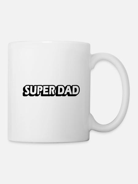 SUPER DAD - Mug - white