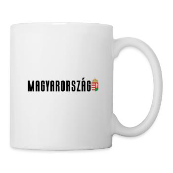 Magyarország Hungary Coat of Arms Flag - Mug - white - Right