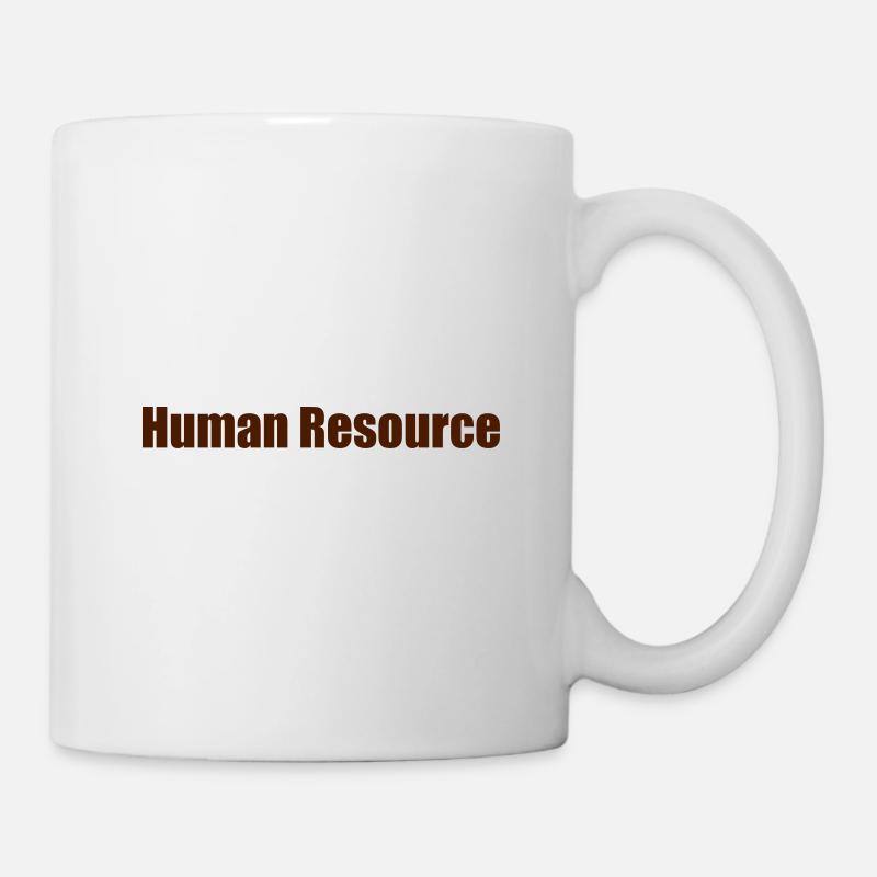 Nerdy Design "Ressources humaines" - Mug blanc - blanc