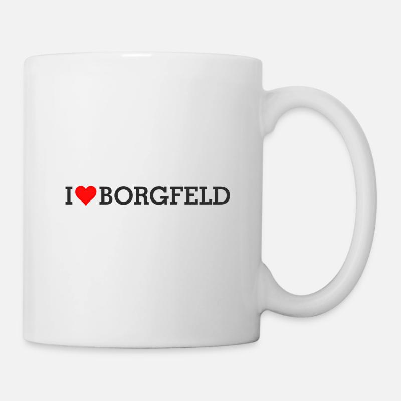 I LOVE BREMEN BORGFELD B - Tasse - Weiß