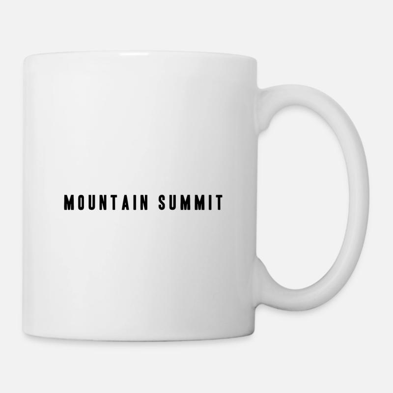 Sommet de montagne - Mug blanc - blanc