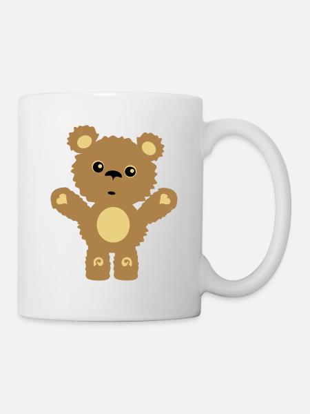 Teddybär - Tasse - Weiß