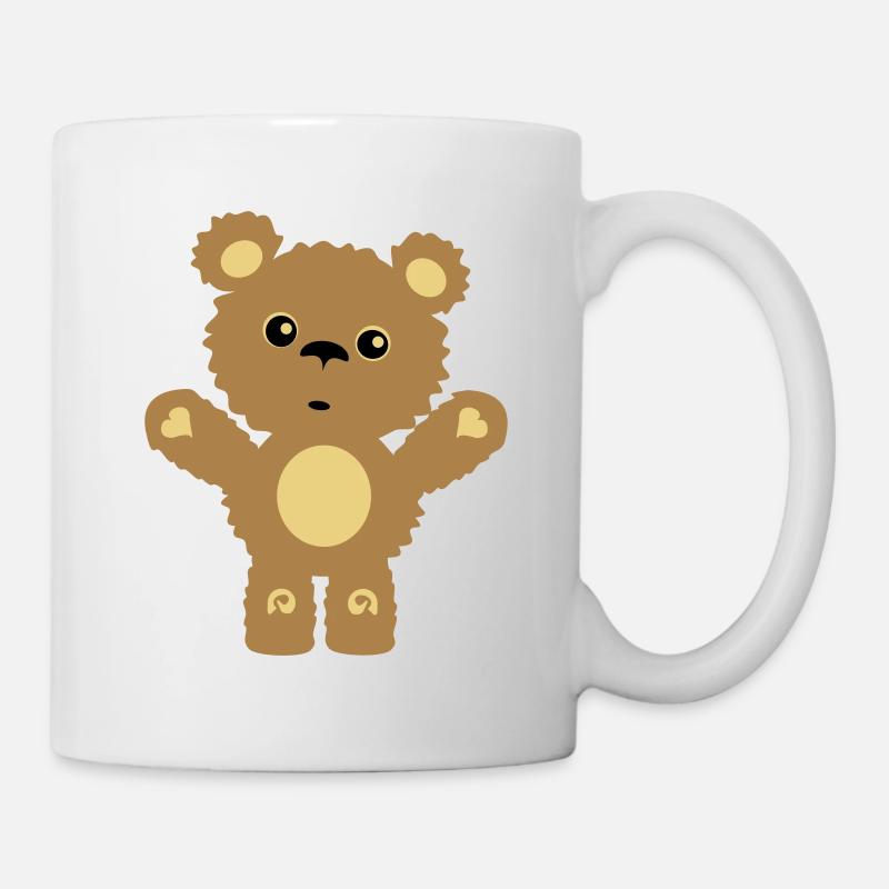Teddybär - Tasse - Weiß
