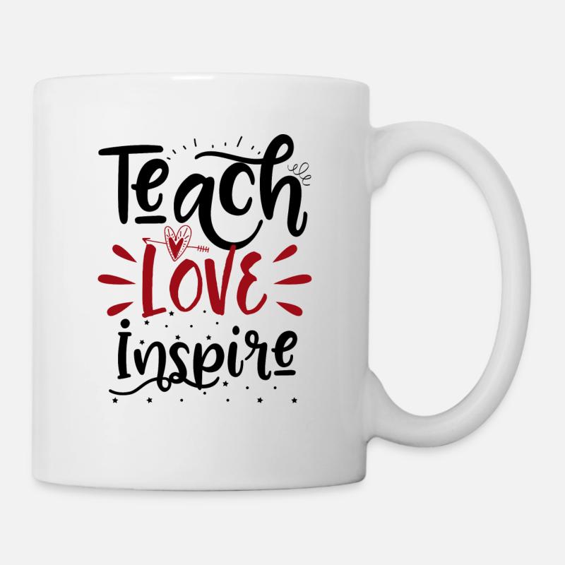 Enseigner l'amour Inspire - Mug blanc - blanc