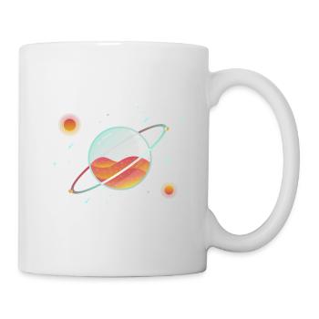 Galaxy Universe Universe Astronaut Earth Gift - Mug - white - Right