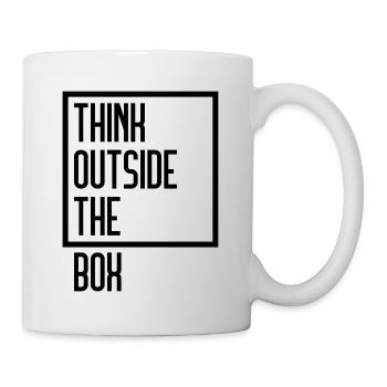 Think Outside The Box - Mug - white - Right