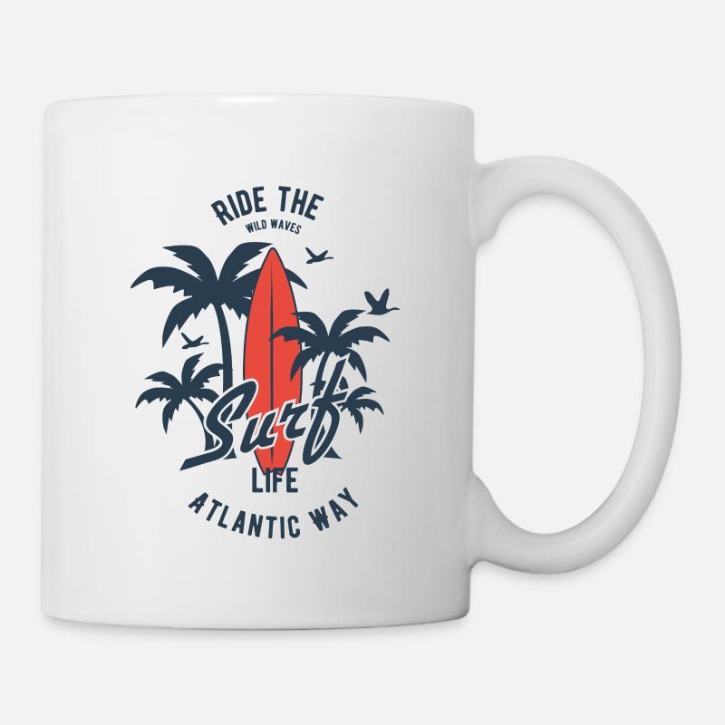 Surfers - Surf - Mug blanc - blanc