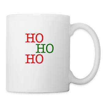 HO HO HO - Tasse - Weiß - Rechts