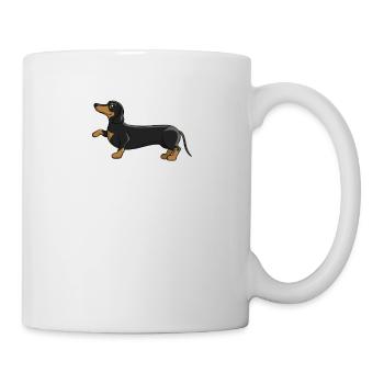 Cadeau d'anniversaire chien teckel teckel teckel - Mug blanc - blanc - Droite