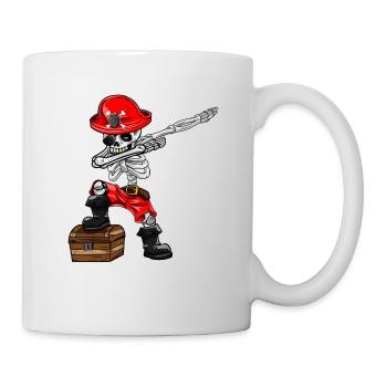 Dabbing Skeleton Pirate Boy Halloween Costume - Mug - white - Right