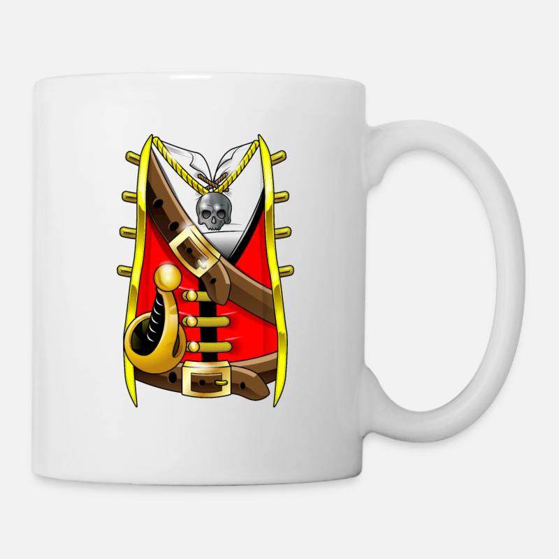 Costume de pirate Carnaval Carnaval Carnaval Carnaval - Mug blanc - blanc