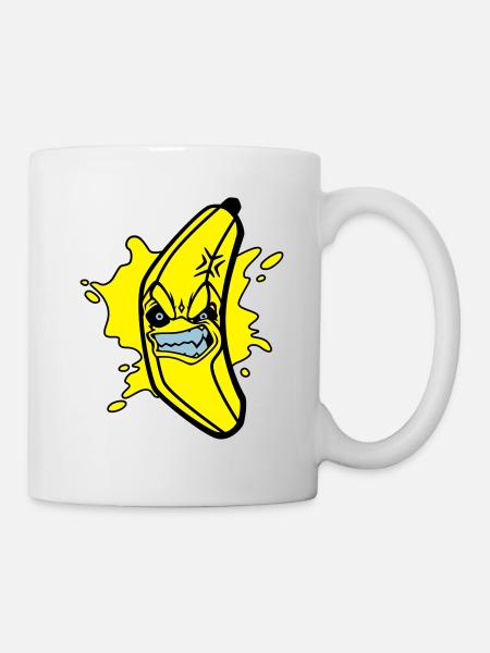 Angry banana - Mug blanc - blanc