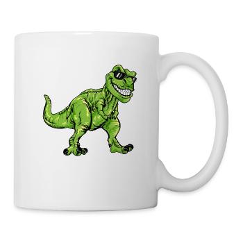 T-Rex Costume Cool Dino Dinosaur Boy Gift - Mug - white - Right