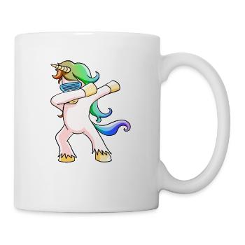 Dabbing Einhorn Party Einhornliebhaber Geschenk - Tasse - Weiß - Rechts