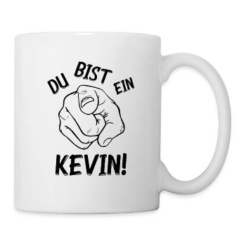Index Finger Tu es un cadeau de Kevin Alpha Kevin - Mug blanc - blanc - Droite