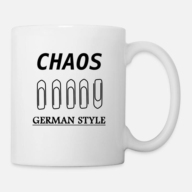 Chaos à l'allemande - Mug blanc - blanc