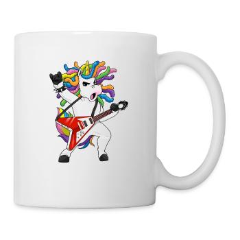 Metal Einhorn Geschenk Metaller Band Festival - Tasse - Weiß - Rechts