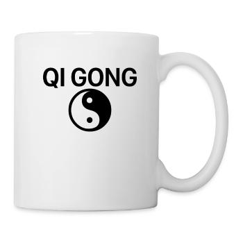 Yin Yang Qi Gong - Mug blanc - blanc - Droite