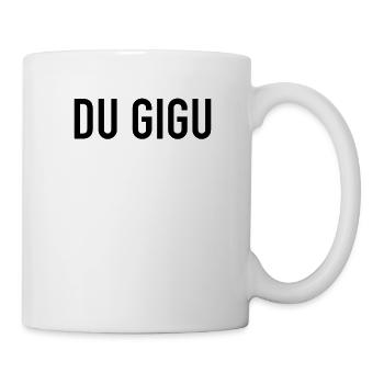 Du Gigu-Bärner - Tasse - Weiß - Rechts
