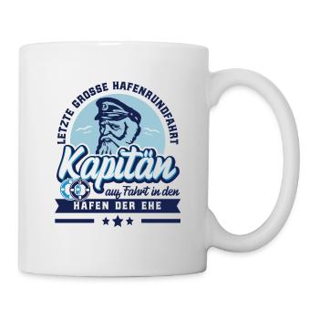 Junggesellenabschied Team Kapitän - Tasse - Weiß - Rechts