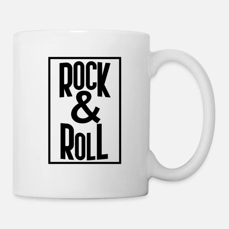 Rock & Roll - Tasse - Weiß